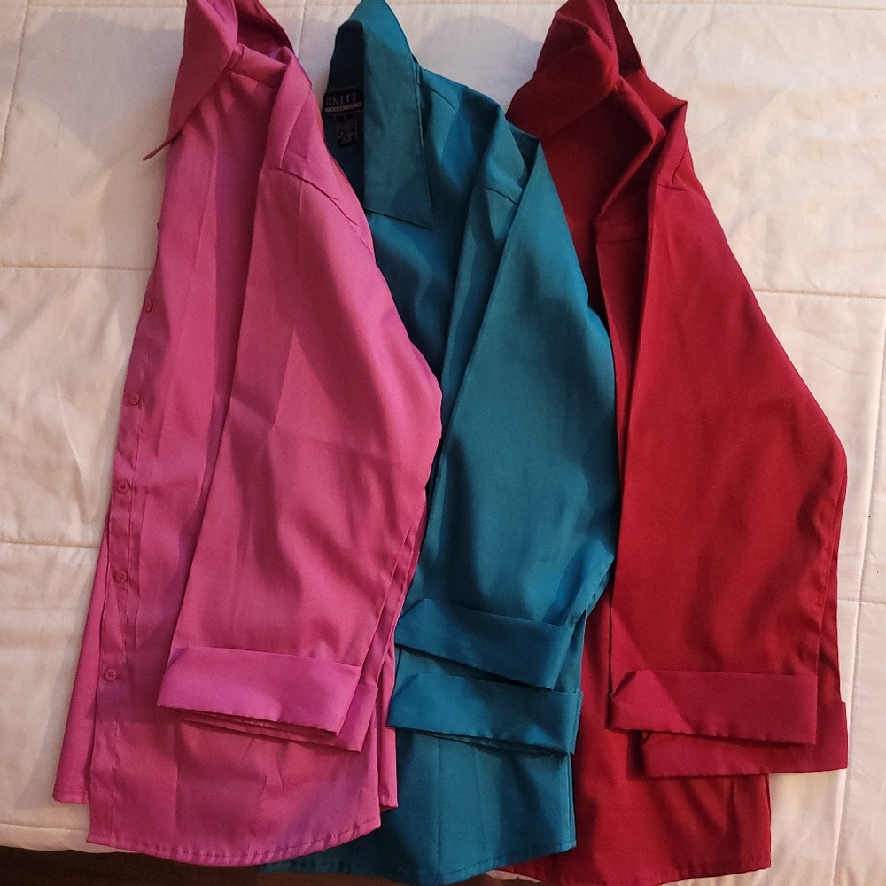 3 Unity Botton Down shirt sizes L